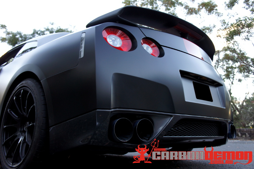 Nissan GTR Matte Black