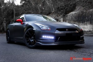 Nissan GT-R Matte Black Wrap