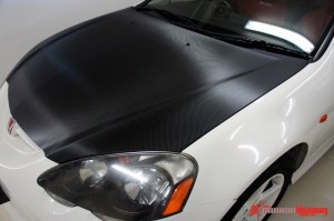 Honda Integra DC5R Carbon Fibre Bonnet Vinyl Wrap