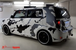 Toyota Rukus Urban Camo Vinyl Wrap