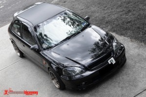 EK Civic CF Roof Wrap