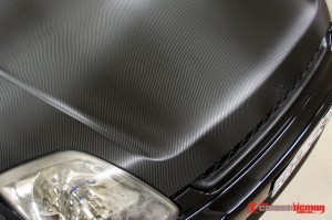 Honda Prelude VTi-R carbon fibre bonnet vinyl wrap