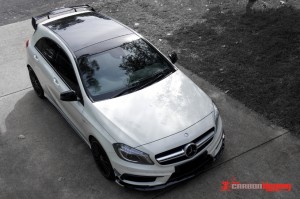 Mercedes Benz A45 panoramic roof wrap