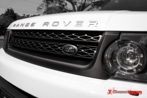 Range Rover Carbon Fibre Grille Wrap