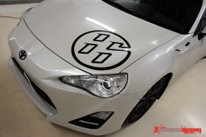 86 Hood Decal