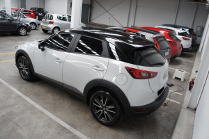 CX-3 black roof vinyl wrap