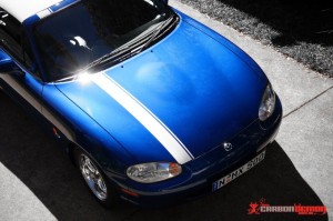 MX5 NB Anniversary Bonnet Racing Stripes