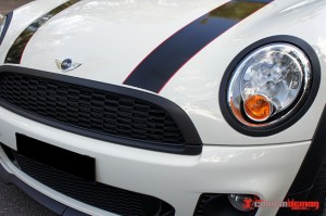 Mini Cooper Carbon Fibre Headlight Rings