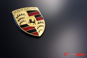 Porsche Matte Black Bonnet Vinyl Wrap