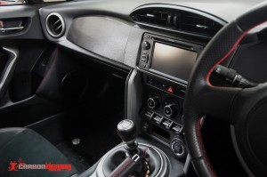 Toyota 86 Brushed black interior trim vinyl wrap