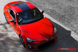 Toyota 86 GTS Partial Roof Vinyl Wrap