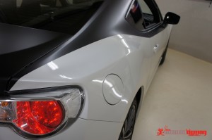 Toyota 86 two-tone vinyl wrap