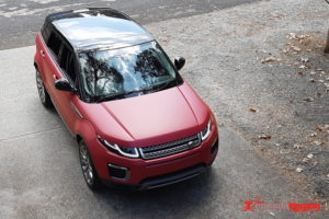 Evoque Red Metallic Vinyl Wrap