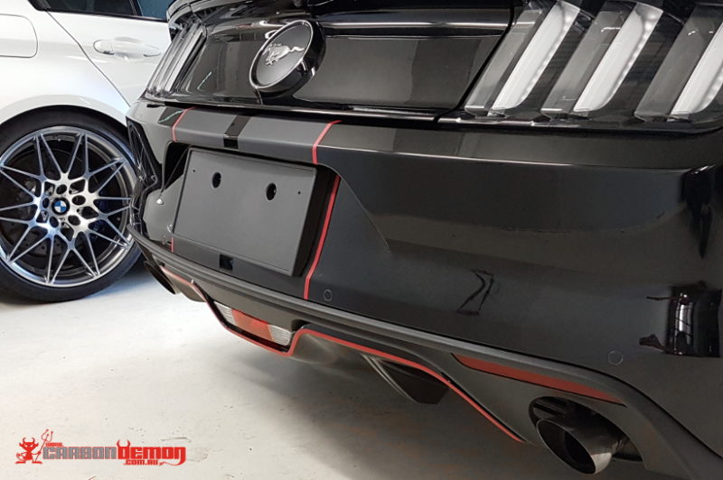 Mustang Diffuser Vinyl Wrap