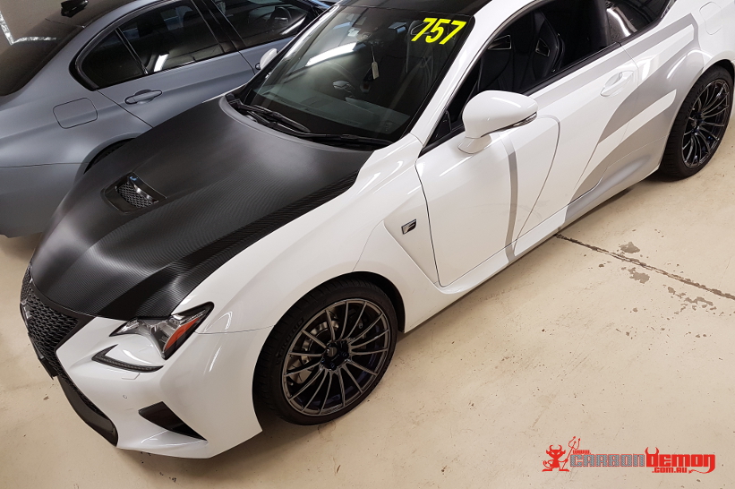 Lexus RCF modification & wrap