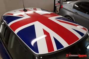 Mini Cooper Union Jack Sticker Decal