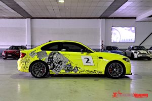 M2 Competition Yellow Vinyl Wrap