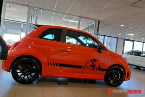 Abarth Scorpion custom stripe